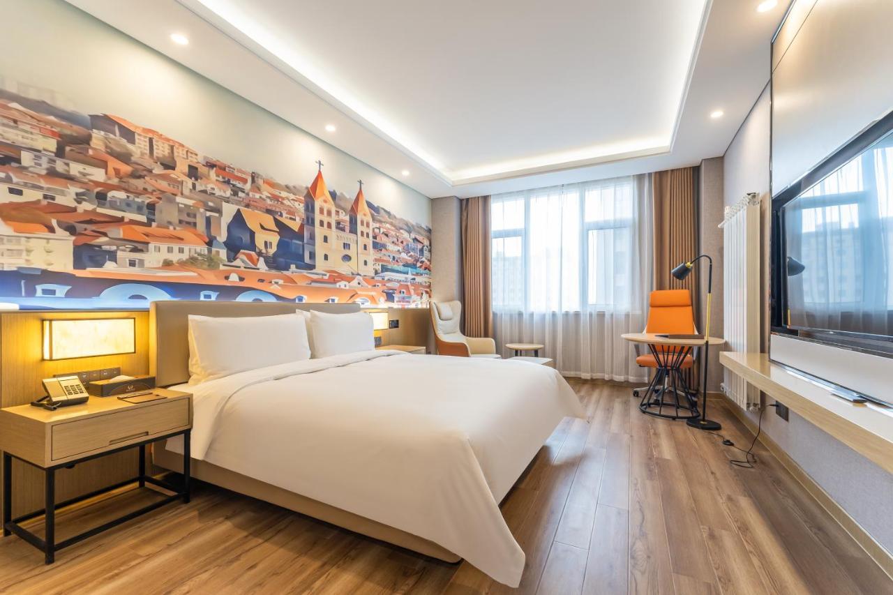 Joy Fall Hotel Jiaozhou Esterno foto